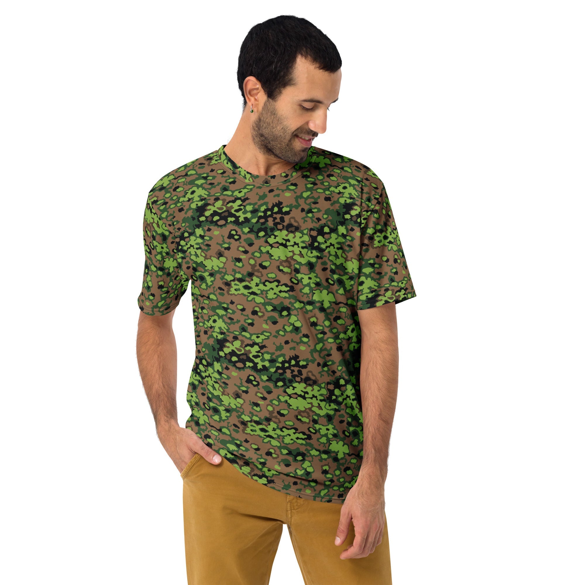 CAMO HQ - Oak Leaf Eichenlaubmuster Spring CAMO Mens T-Shirt