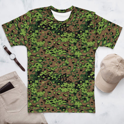German Oak Leaf Eichenlaubmuster Spring CAMO Mens T-shirt - XS - T-Shirts