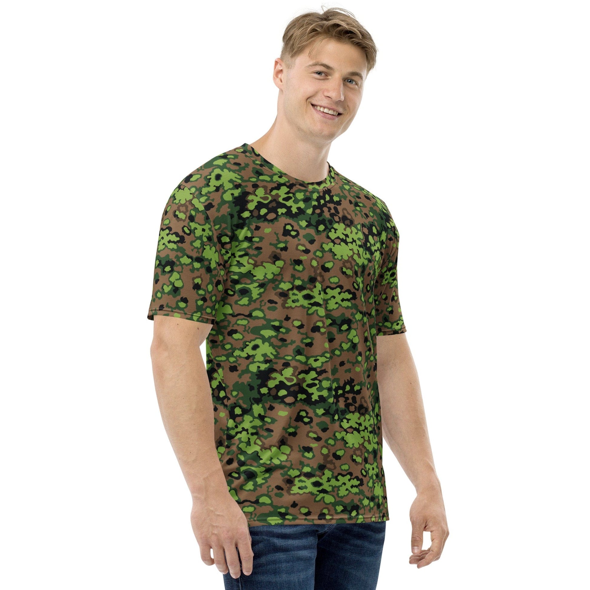 German Oak Leaf Eichenlaubmuster Spring CAMO Mens T-shirt - T-Shirts