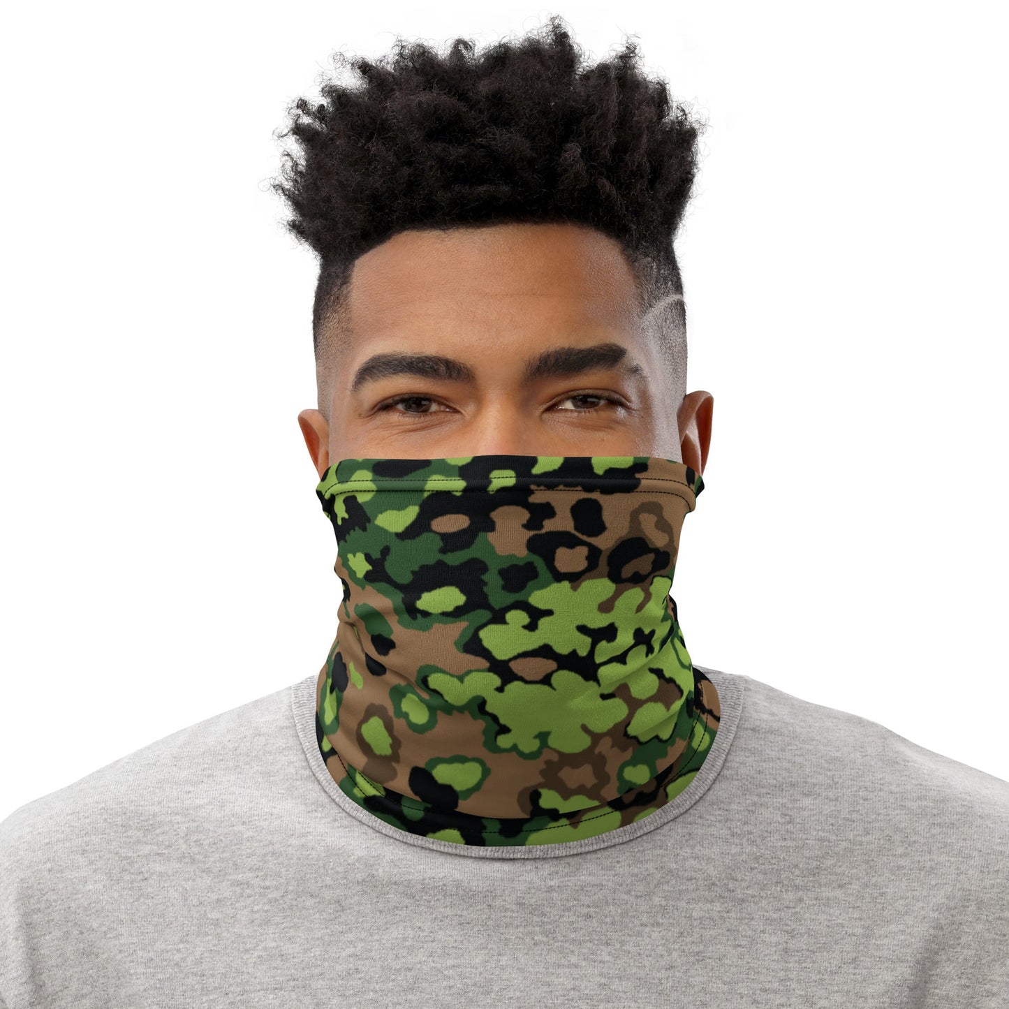 German Oak Leaf Eichenlaubmuster Spring CAMO Neck Gaiter Gaiters