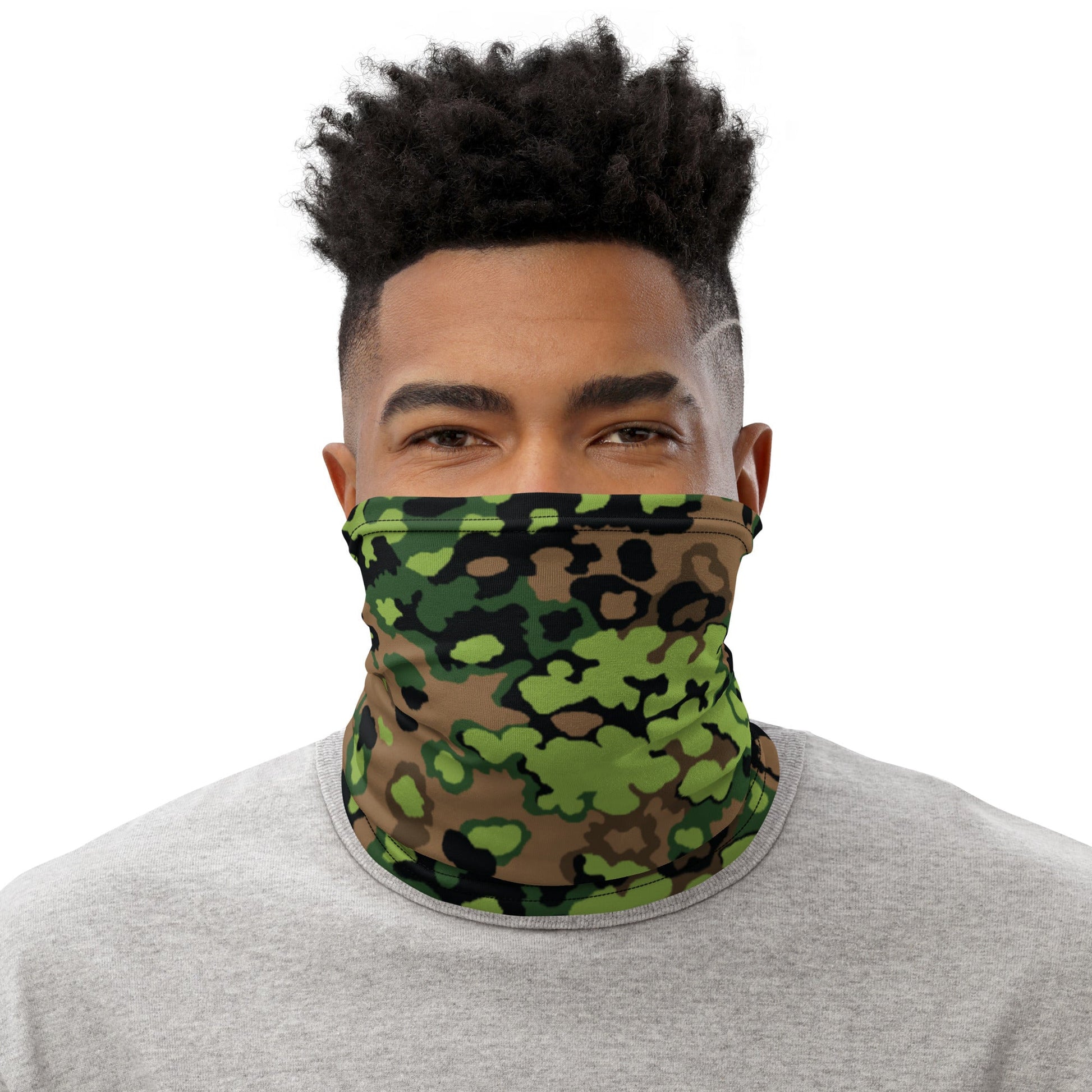 German Oak Leaf Eichenlaubmuster Spring CAMO Neck Gaiter Gaiters