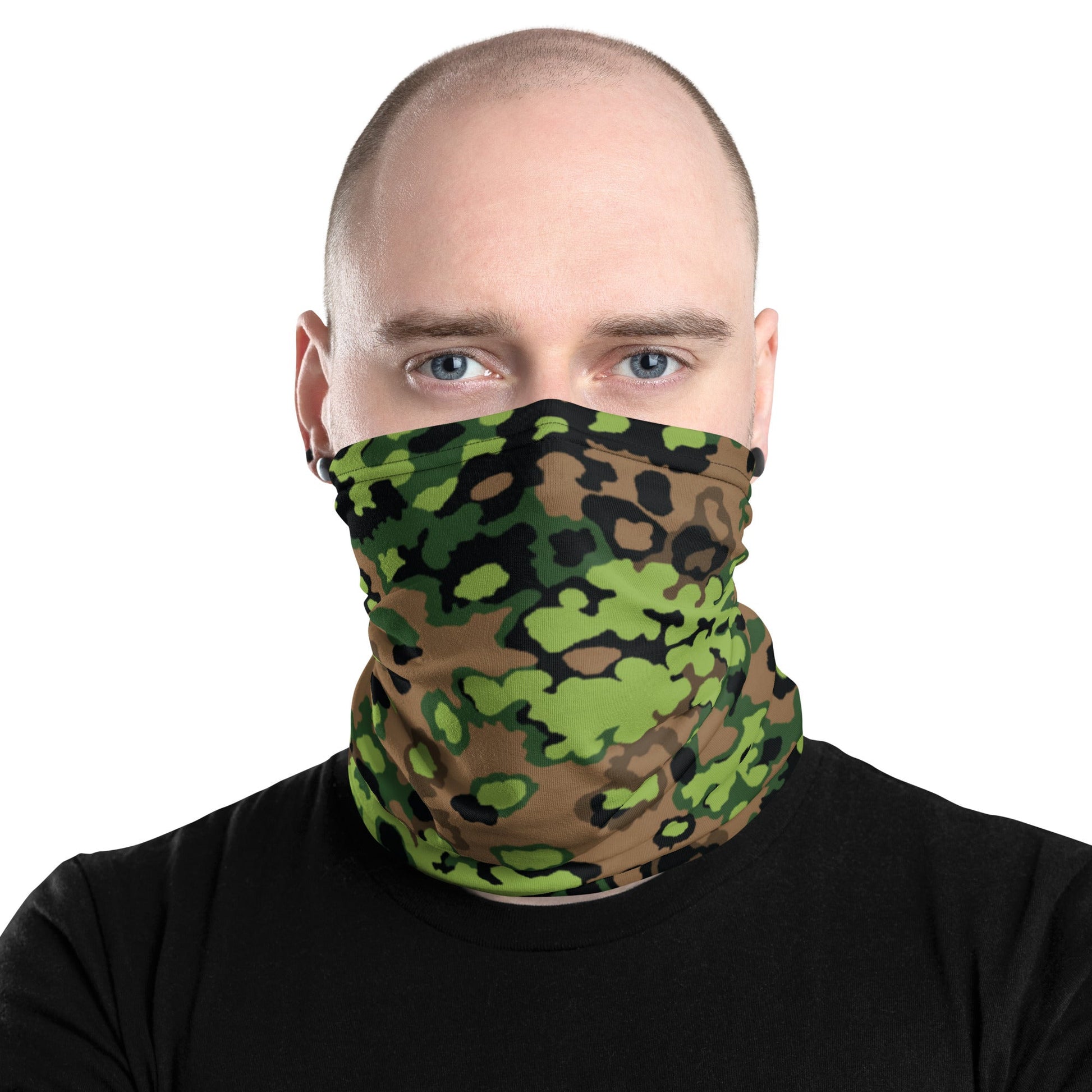 German Oak Leaf Eichenlaubmuster Spring CAMO Neck Gaiter Gaiters