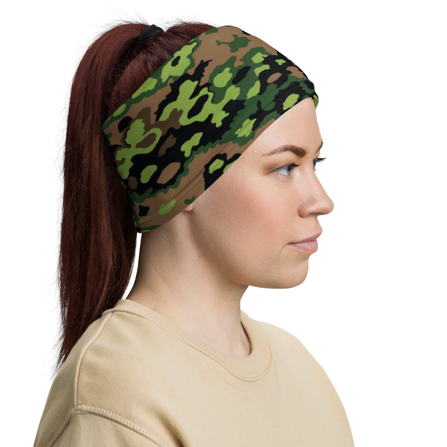 German Oak Leaf Eichenlaubmuster Spring CAMO Neck Gaiter Gaiters
