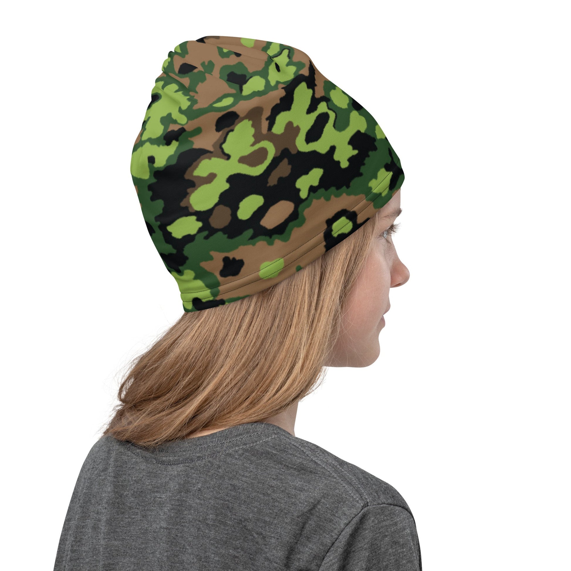 German Oak Leaf Eichenlaubmuster Spring CAMO Neck Gaiter Gaiters