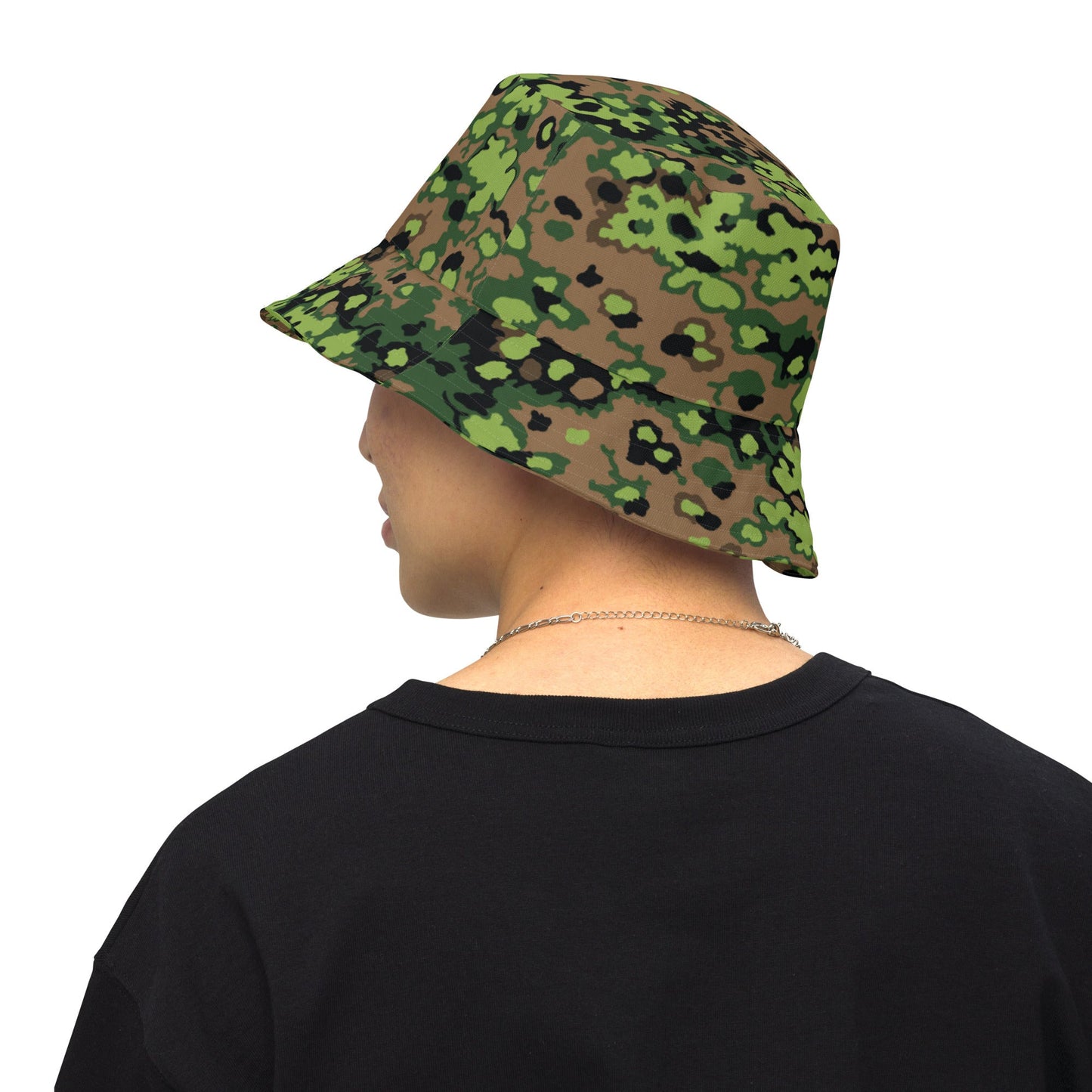 German Oak Leaf Eichenlaubmuster Spring CAMO Reversible Bucket Hat - S/M