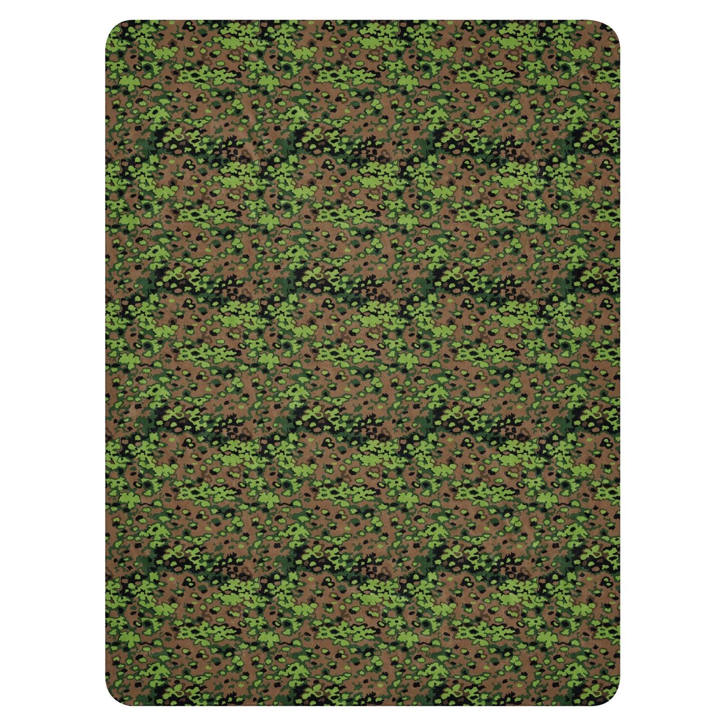 German Oak Leaf Eichenlaubmuster Spring CAMO Sherpa blanket - Blanket