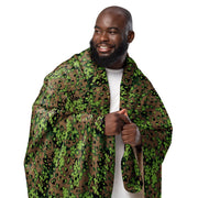 Oak Leaf Eichenlaubmuster Spring CAMO Sherpa Blanket
