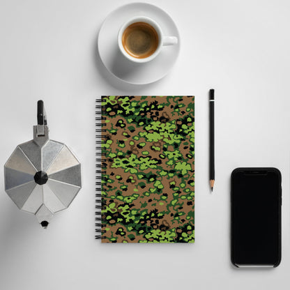 German Oak Leaf Eichenlaubmuster Spring CAMO Spiral Notebook
