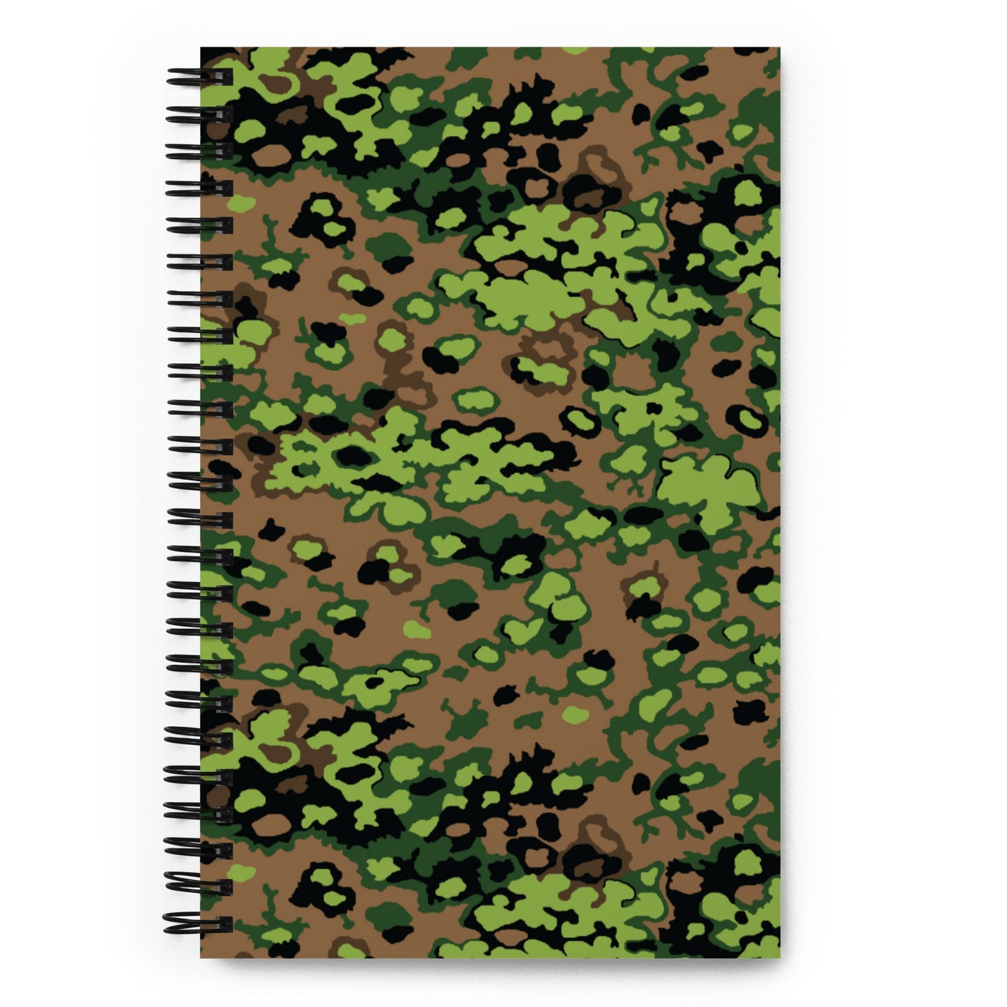 German Oak Leaf Eichenlaubmuster Spring CAMO Spiral Notebook