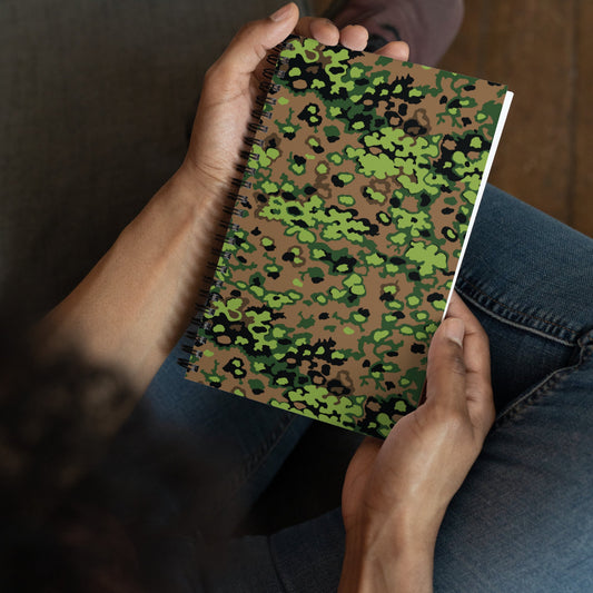 German Oak Leaf Eichenlaubmuster Spring CAMO Spiral Notebook