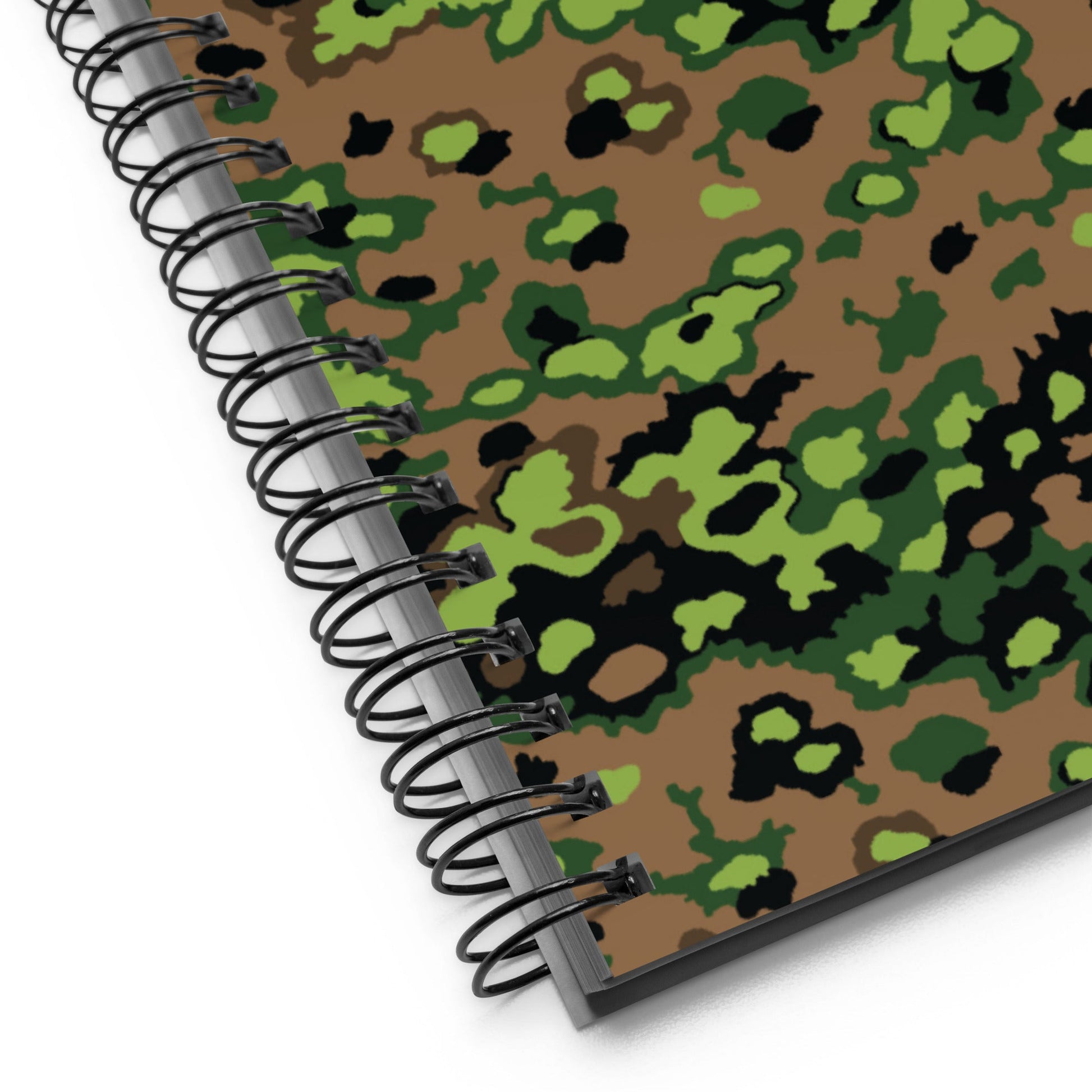 German Oak Leaf Eichenlaubmuster Spring CAMO Spiral Notebook