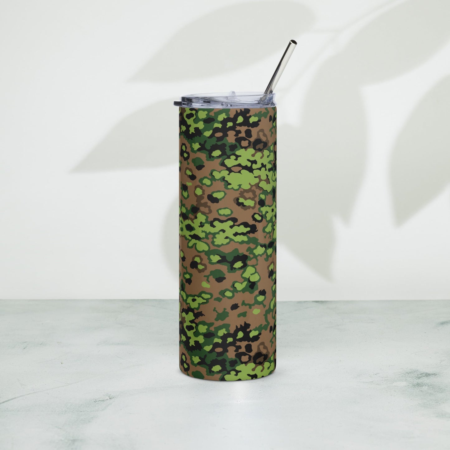 German Oak Leaf Eichenlaubmuster Spring CAMO Stainless Steel Tumbler