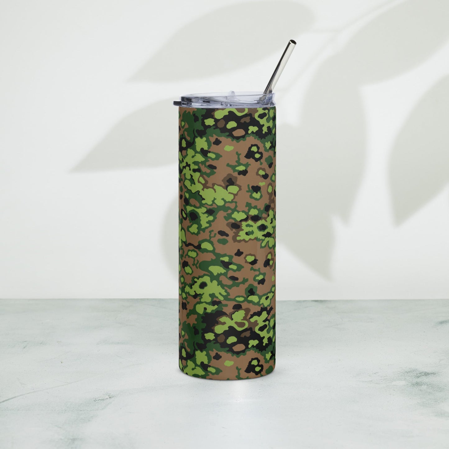 German Oak Leaf Eichenlaubmuster Spring CAMO Stainless Steel Tumbler