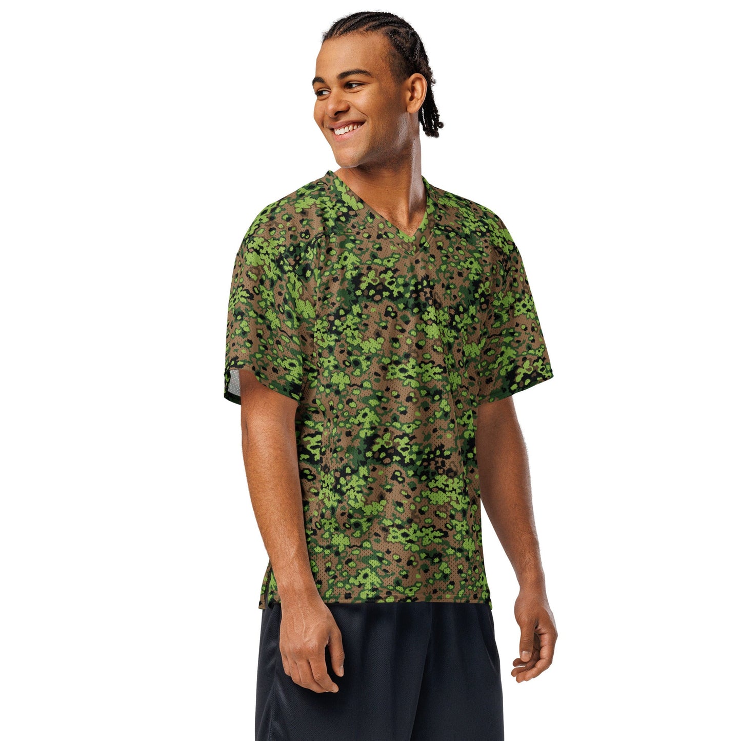 German Oak Leaf Eichenlaubmuster Spring CAMO Unisex American Football Jersey