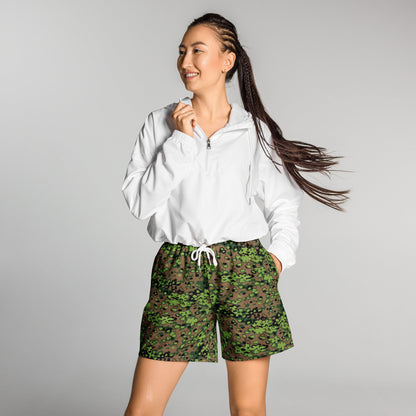 German Oak Leaf Eichenlaubmuster Spring CAMO Unisex Athletic Long Shorts