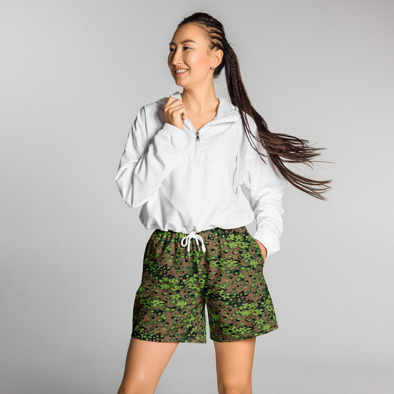 Oak Leaf Eichenlaubmuster Spring CAMO Unisex Athletic Long Shorts