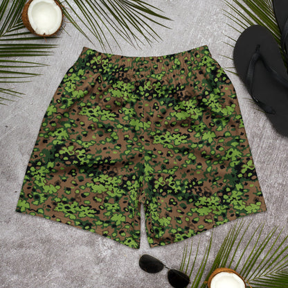 German Oak Leaf Eichenlaubmuster Spring CAMO Unisex Athletic Long Shorts
