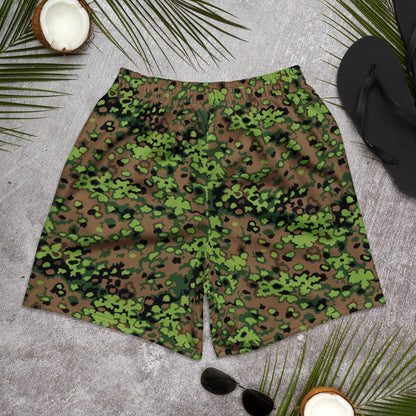 German Oak Leaf Eichenlaubmuster Spring CAMO Unisex Athletic Long Shorts