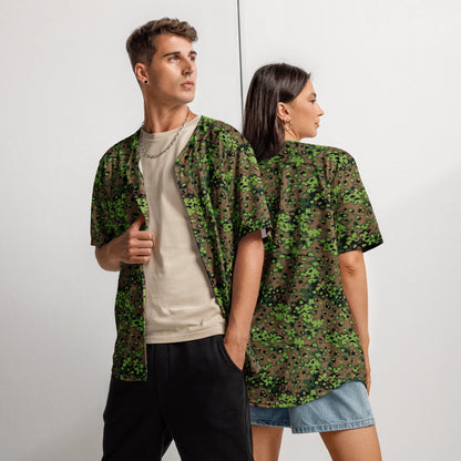 German Oak Leaf Eichenlaubmuster Spring CAMO Unisex Baseball Jersey - 2XS