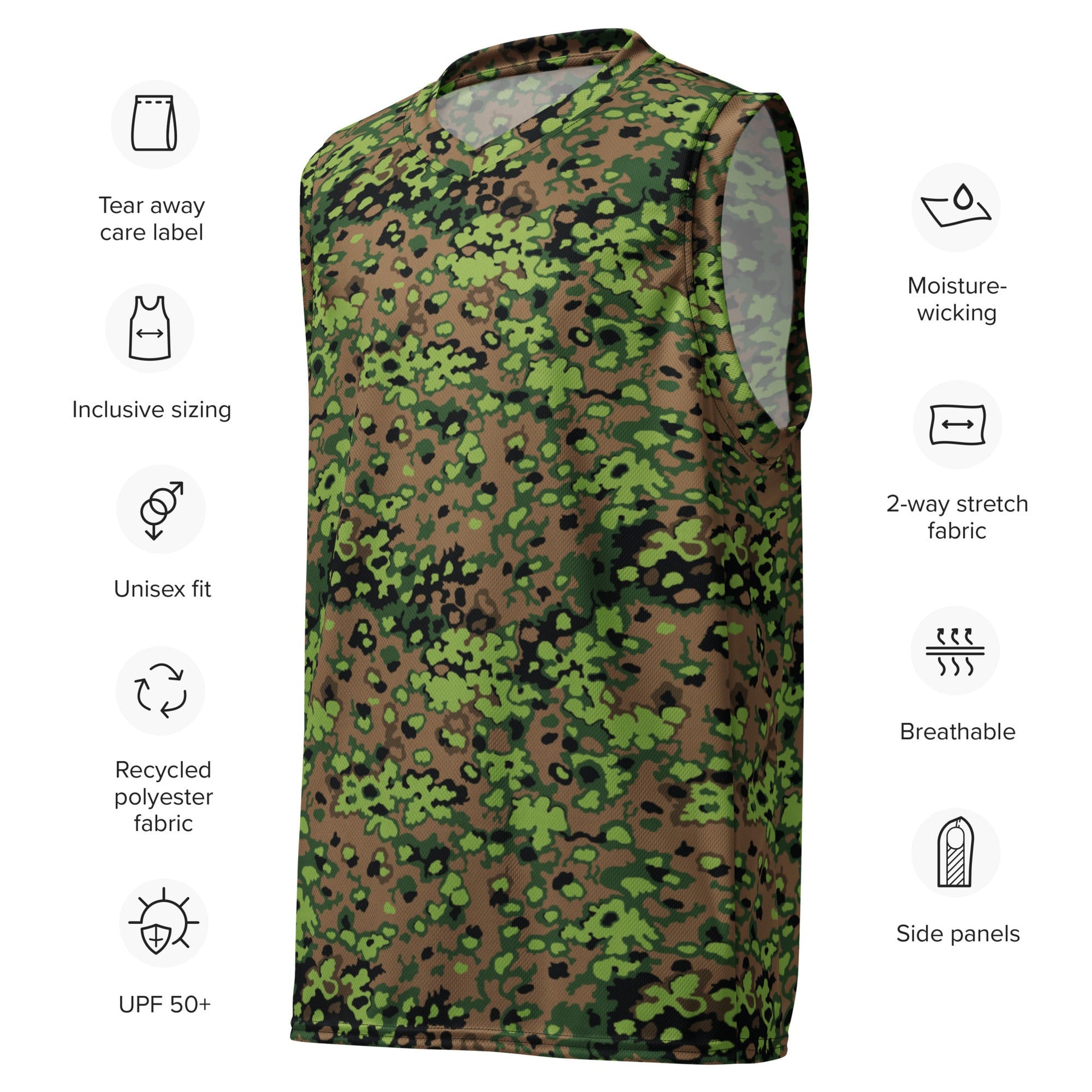 German Oak Leaf Eichenlaubmuster Spring CAMO unisex basketball jersey - Basketball Jerseys