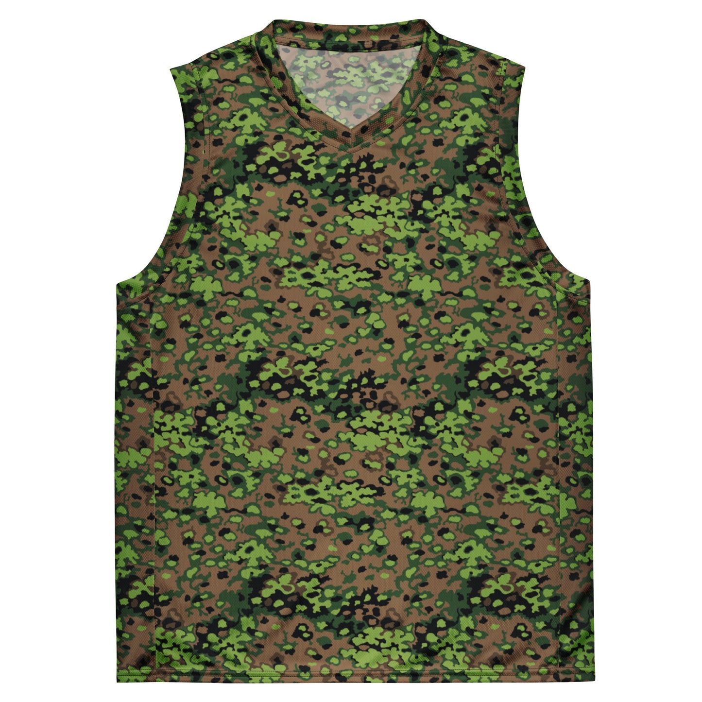 German Oak Leaf Eichenlaubmuster Spring CAMO Unisex Basketball Jersey