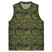 Oak Leaf Eichenlaubmuster Spring CAMO Unisex Basketball Jersey