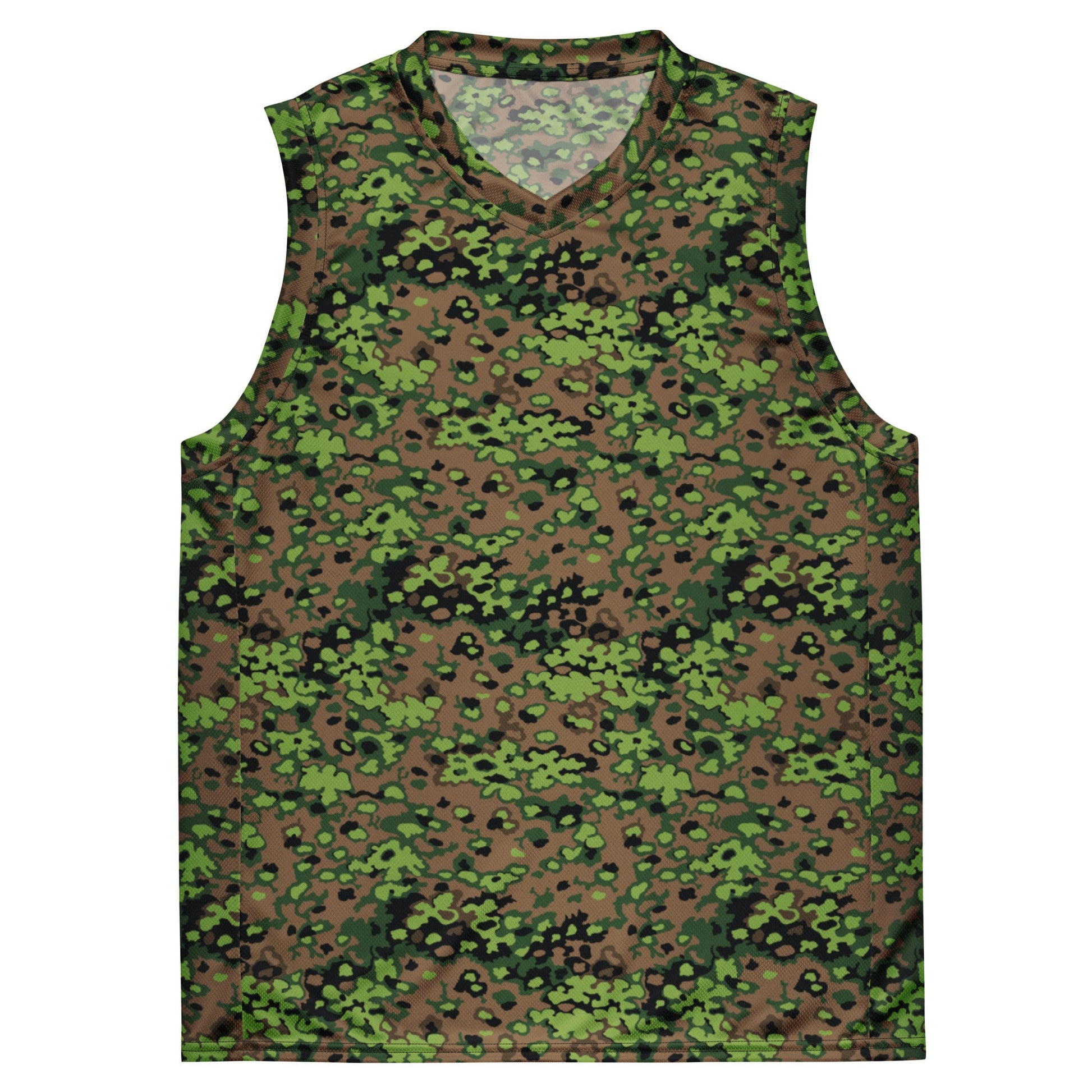 German Oak Leaf Eichenlaubmuster Spring CAMO Unisex Basketball Jersey