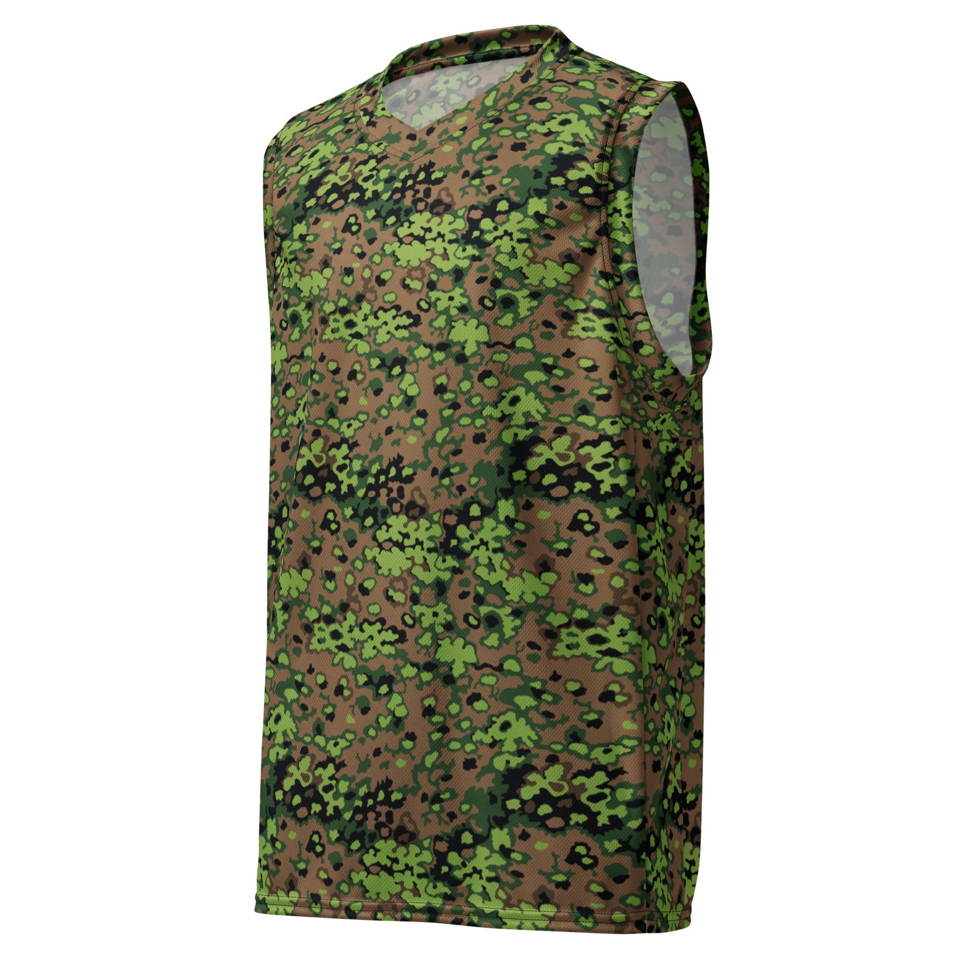 German Oak Leaf Eichenlaubmuster Spring CAMO Unisex Basketball Jersey