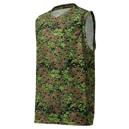 German Oak Leaf Eichenlaubmuster Spring CAMO Unisex Basketball Jersey