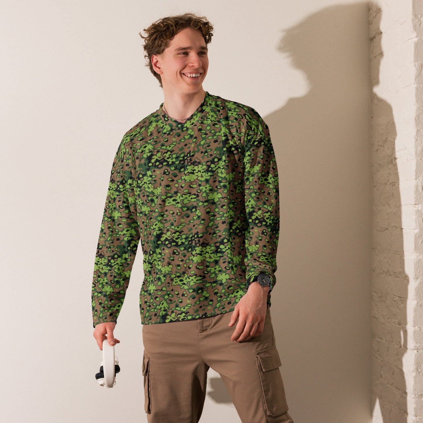 German Oak Leaf Eichenlaubmuster Spring CAMO Unisex Hockey Fan Jersey