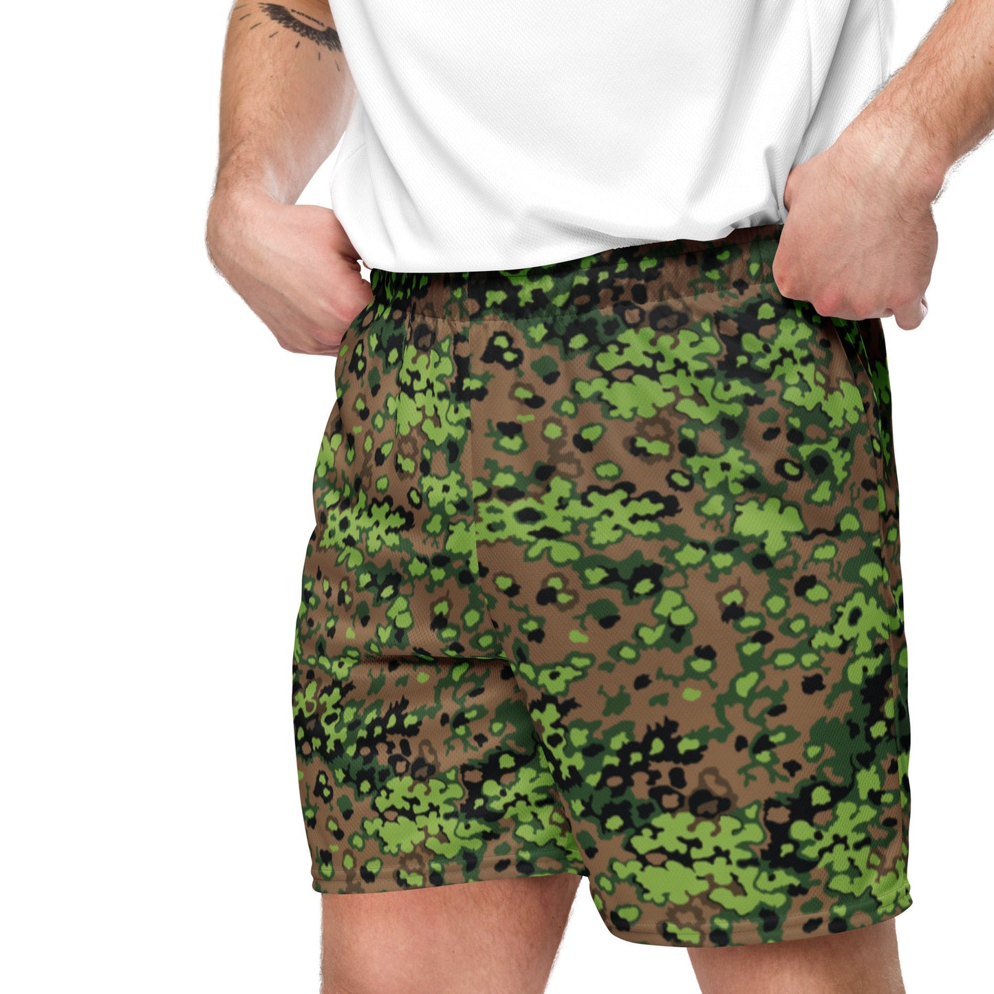 German Oak Leaf Eichenlaubmuster Spring CAMO Unisex mesh shorts - Mesh Shorts