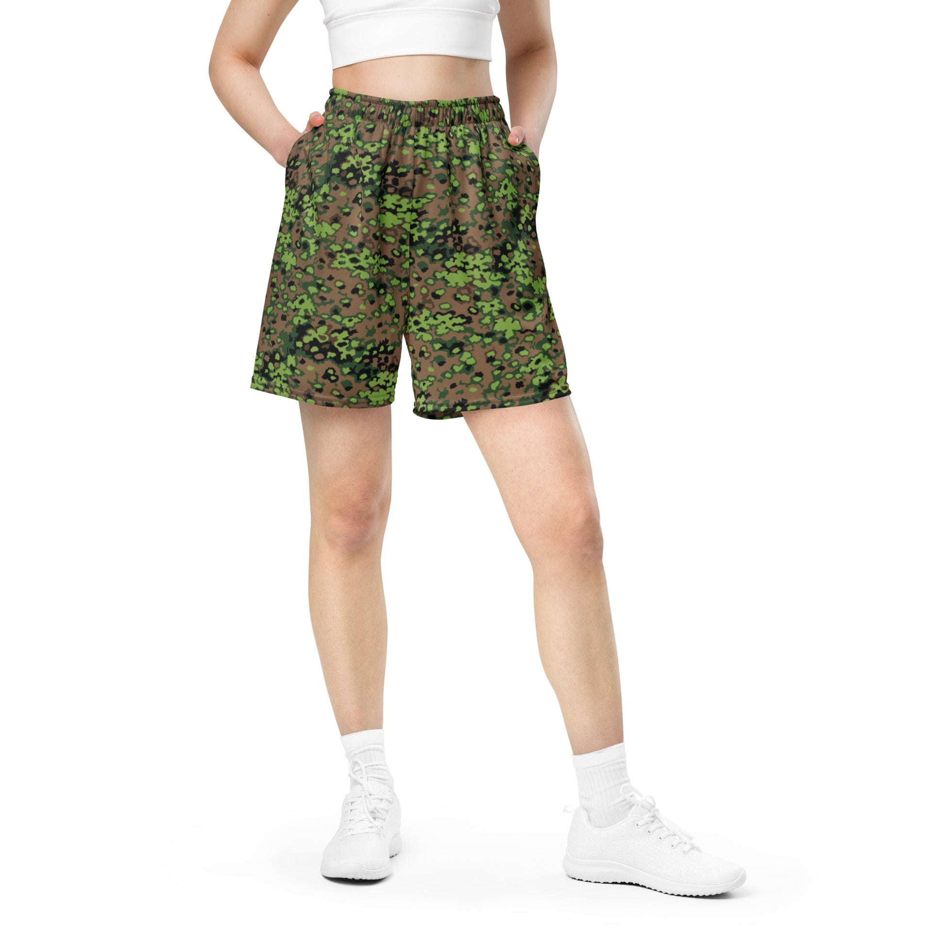German Oak Leaf Eichenlaubmuster Spring CAMO Unisex Mesh Shorts