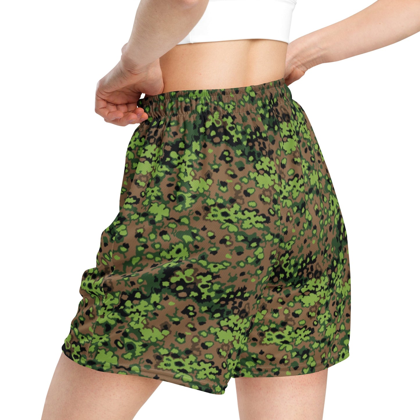 German Oak Leaf Eichenlaubmuster Spring CAMO Unisex Mesh Shorts