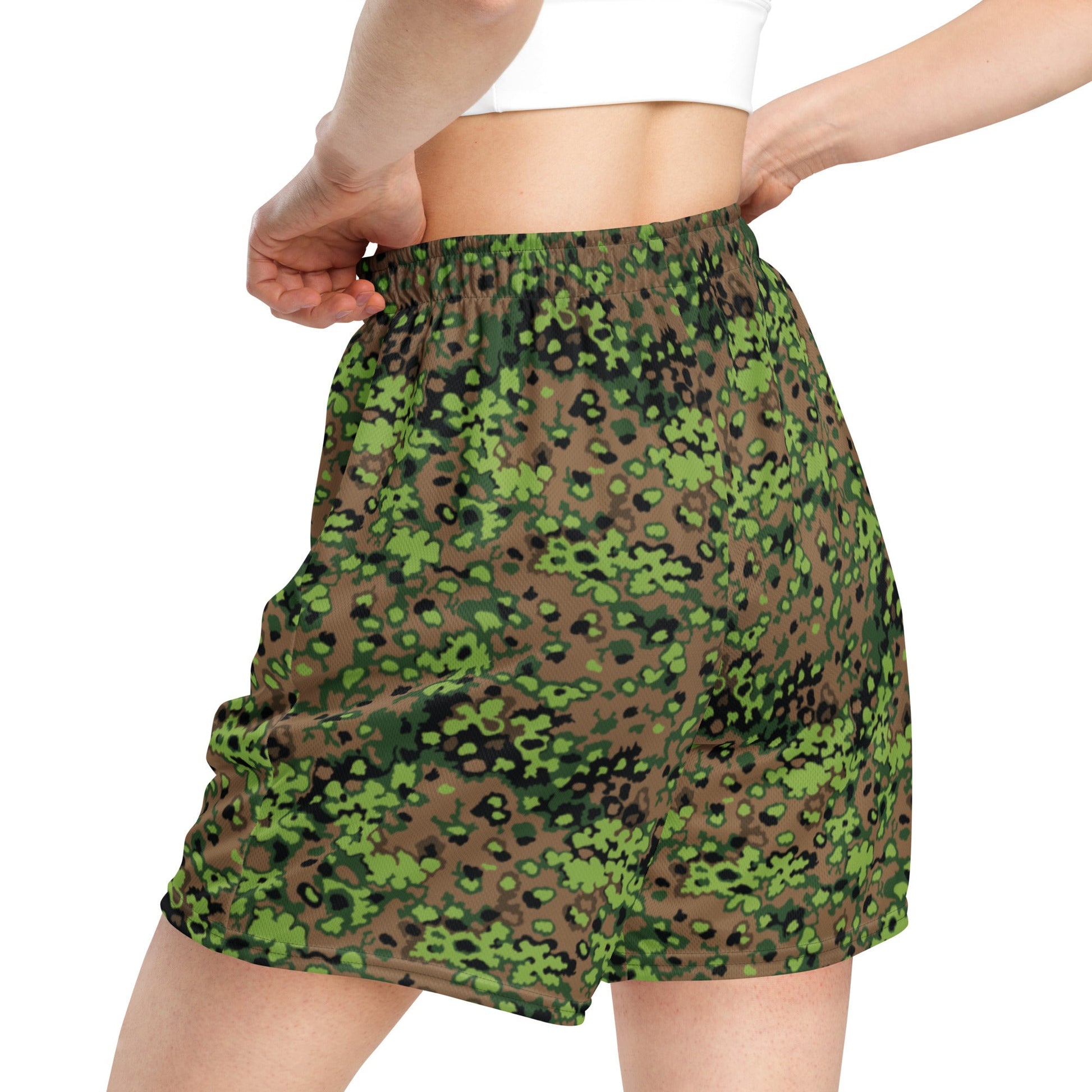 German Oak Leaf Eichenlaubmuster Spring CAMO Unisex Mesh Shorts