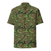 Oak Leaf Eichenlaubmuster Spring CAMO Unisex Short-Sleeve Button Shirt - Button-Up