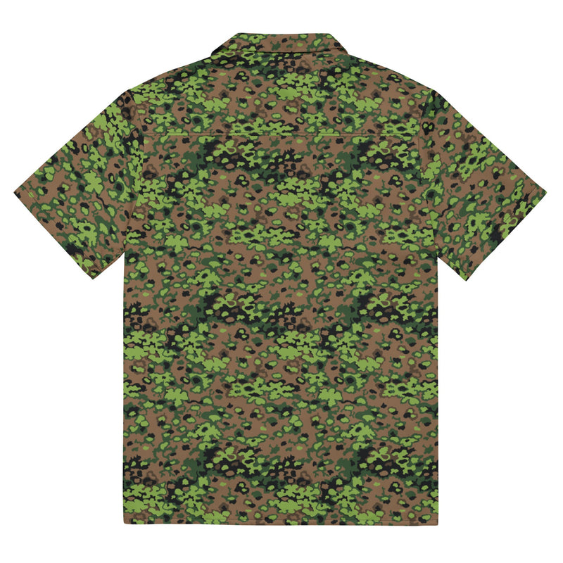 Oak Leaf Eichenlaubmuster Spring CAMO Unisex Short-Sleeve Button Shirt - Button-Up