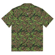 Oak Leaf Eichenlaubmuster Spring CAMO Unisex Short-Sleeve Button Shirt - Button-Up
