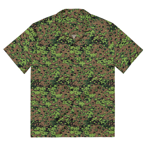 Oak Leaf Eichenlaubmuster Spring CAMO Unisex Short-Sleeve Button Shirt - Button-Up