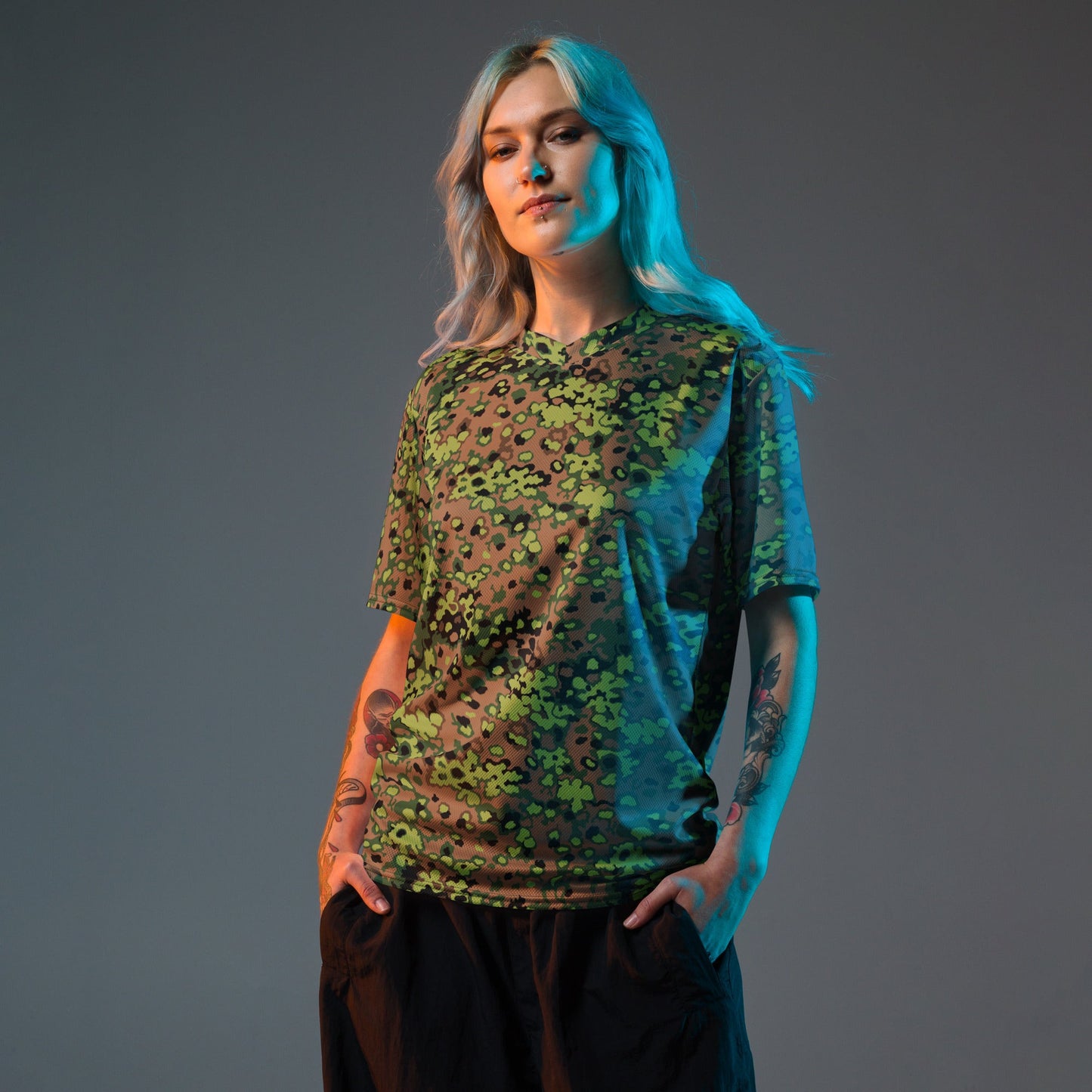 German Oak Leaf Eichenlaubmuster Spring CAMO unisex sports jersey Sports Jerseys