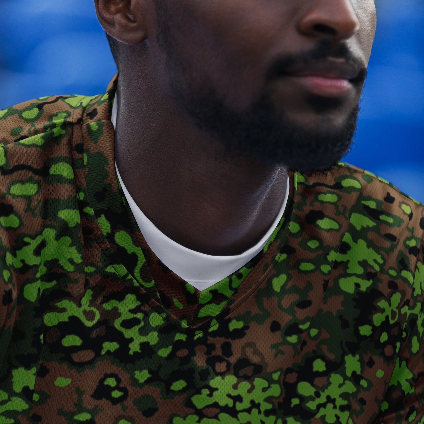 German Oak Leaf Eichenlaubmuster Spring CAMO Unisex Sports Jersey