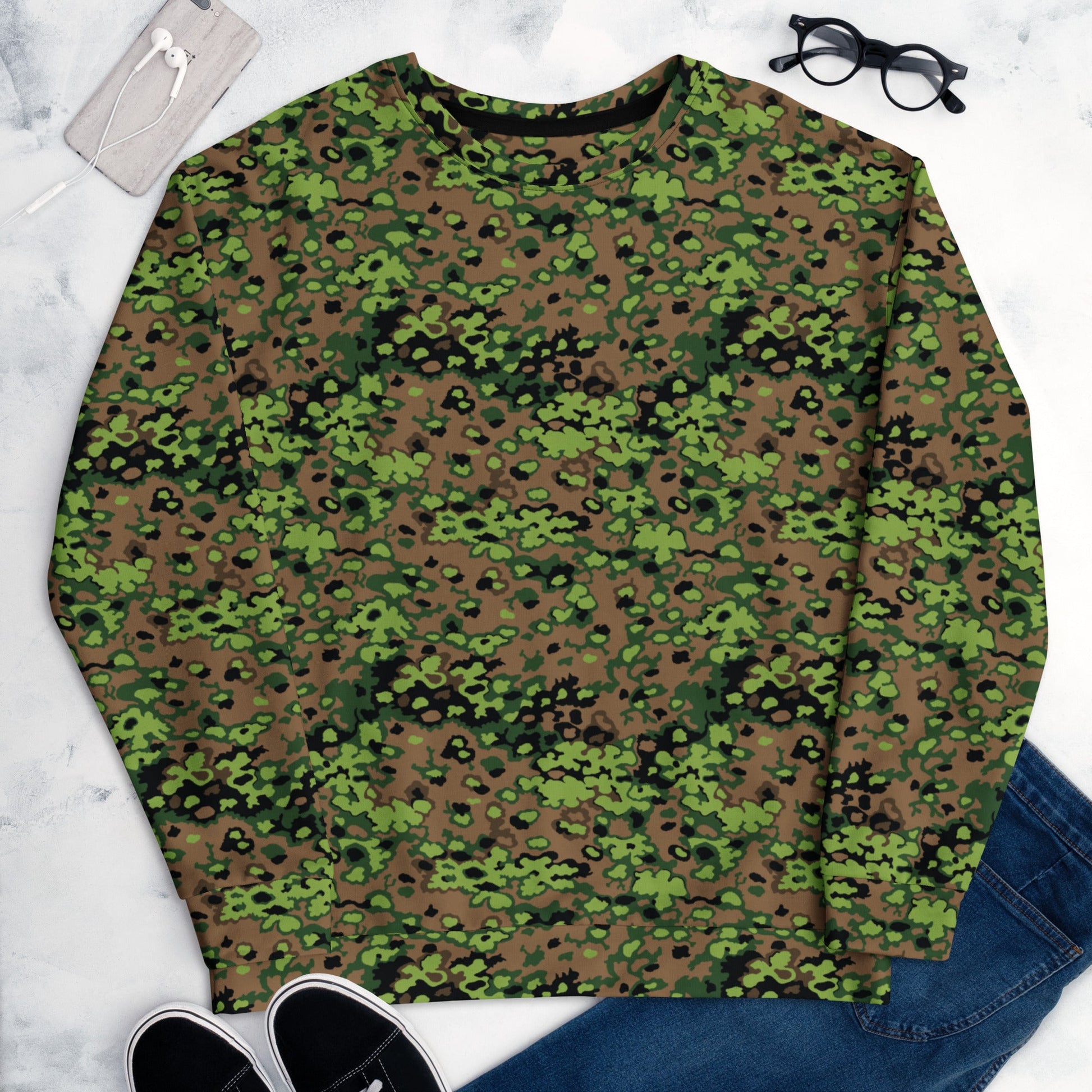 German Oak Leaf Eichenlaubmuster Spring CAMO Unisex Sweatshirt