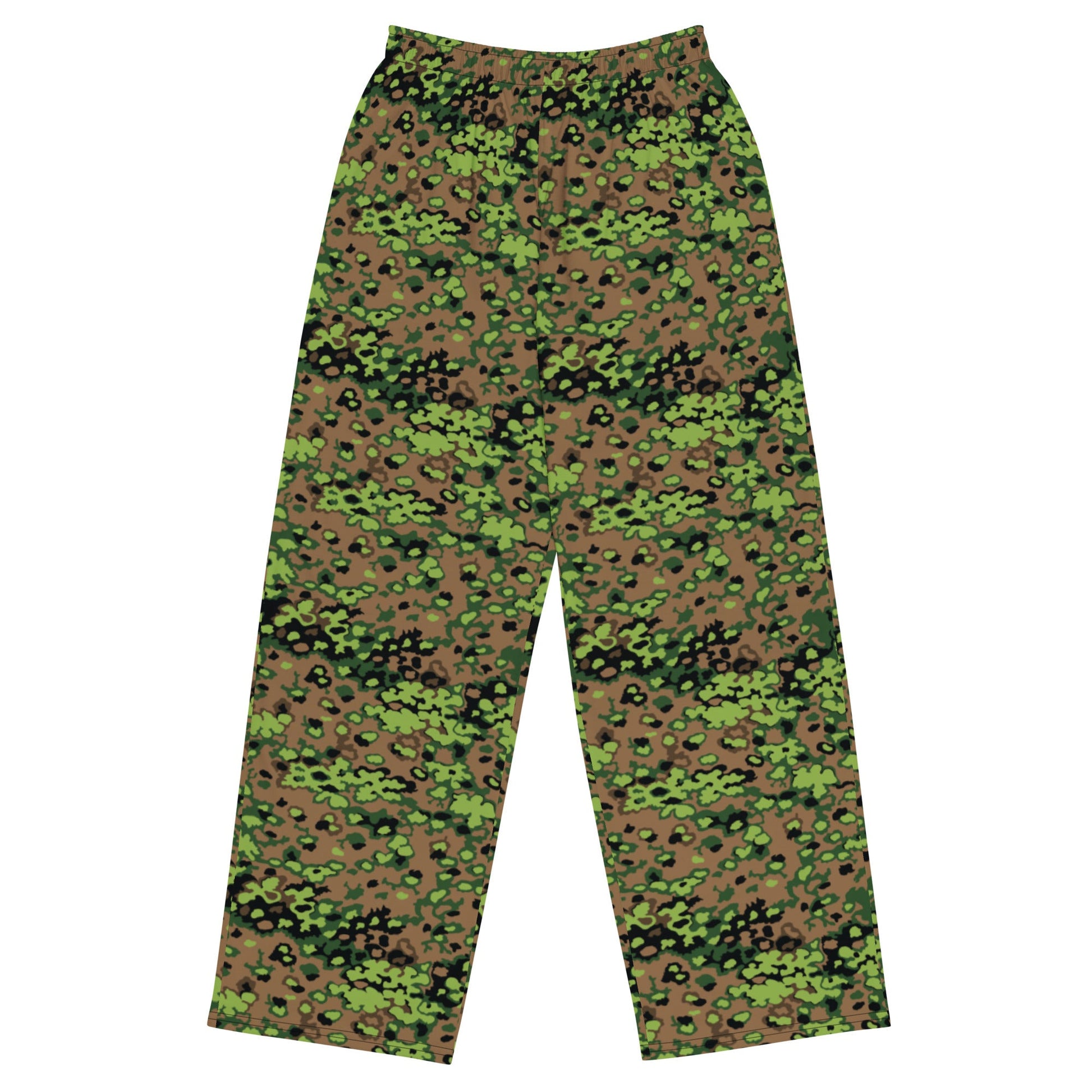 German Oak Leaf Eichenlaubmuster Spring CAMO Unisex Wide-Leg Leisure Pants - 2XS