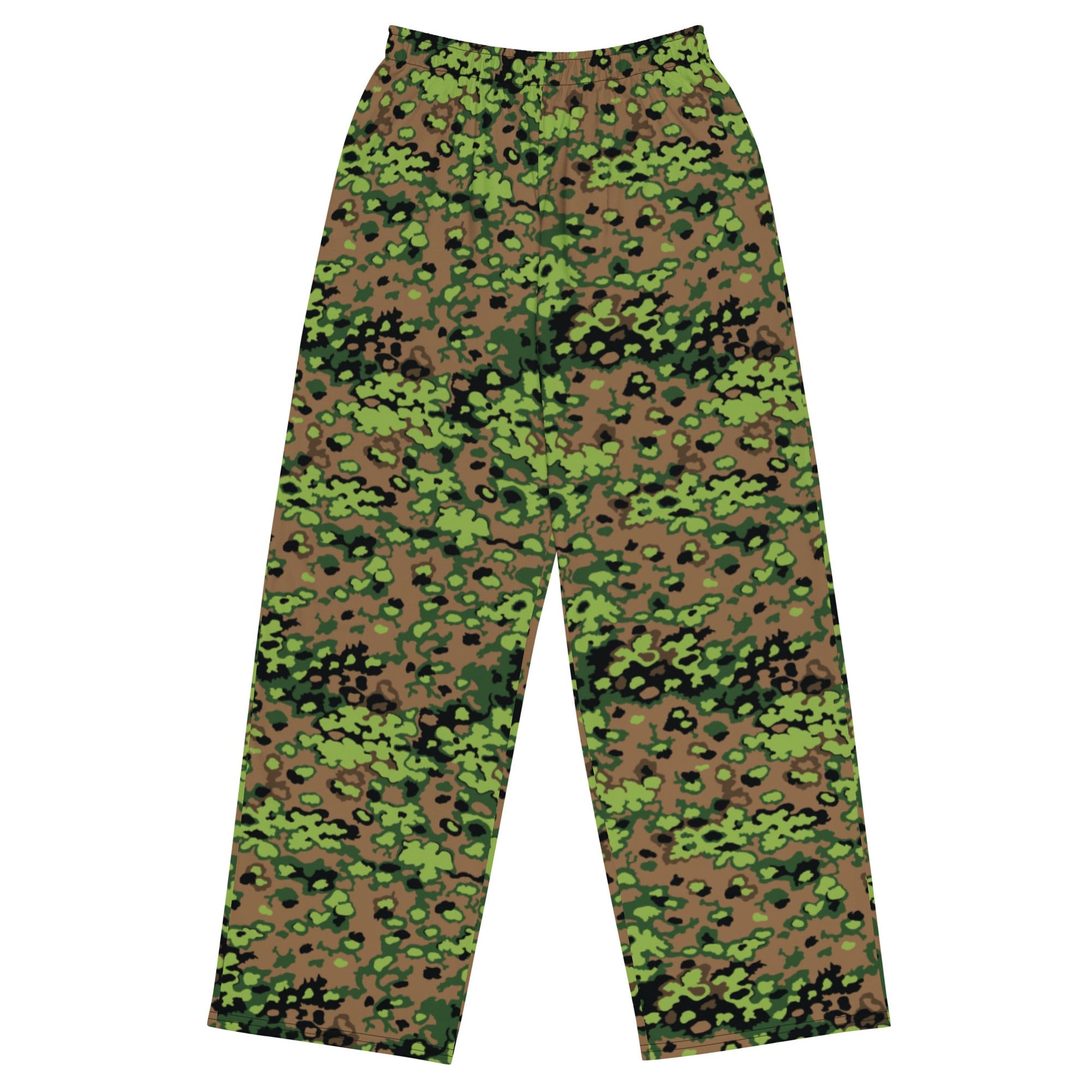 German Oak Leaf Eichenlaubmuster Spring CAMO unisex wide-leg pants - 2XS - Wide-leg Pants