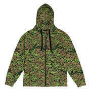 Oak Leaf Eichenlaubmuster Spring CAMO Unisex Zip Hoodie - 2XS