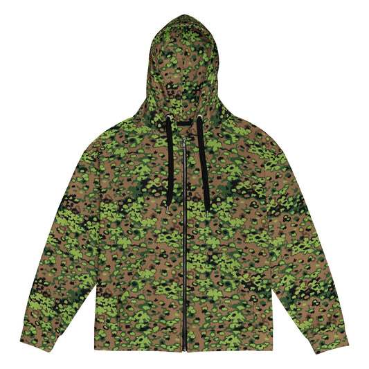 German Oak Leaf Eichenlaubmuster Spring CAMO Unisex Zip Hoodie - 2XS
