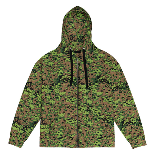 Oak Leaf Eichenlaubmuster Spring CAMO Unisex Zip Hoodie - 2XS