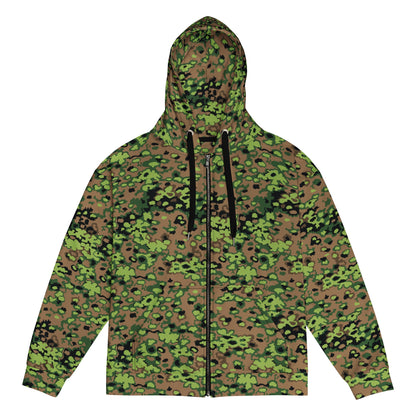 German Oak Leaf Eichenlaubmuster Spring CAMO Unisex zip hoodie - 2XS - Zip Hoodies
