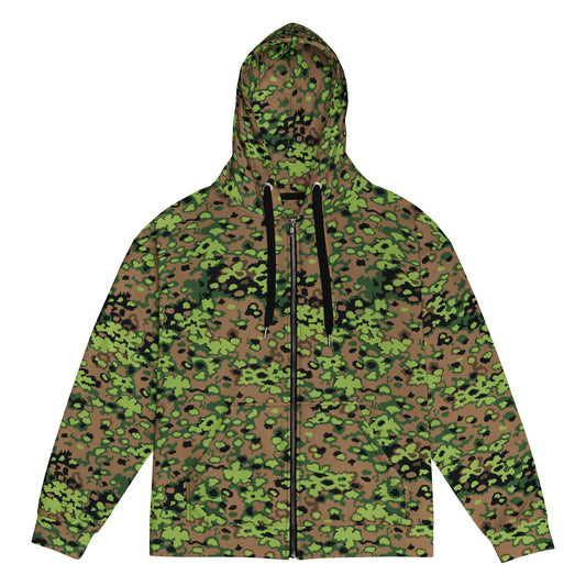 German Oak Leaf Eichenlaubmuster Spring CAMO Unisex zip hoodie - 2XS - Zip Hoodies