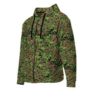 Oak Leaf Eichenlaubmuster Spring CAMO Unisex Zip Hoodie