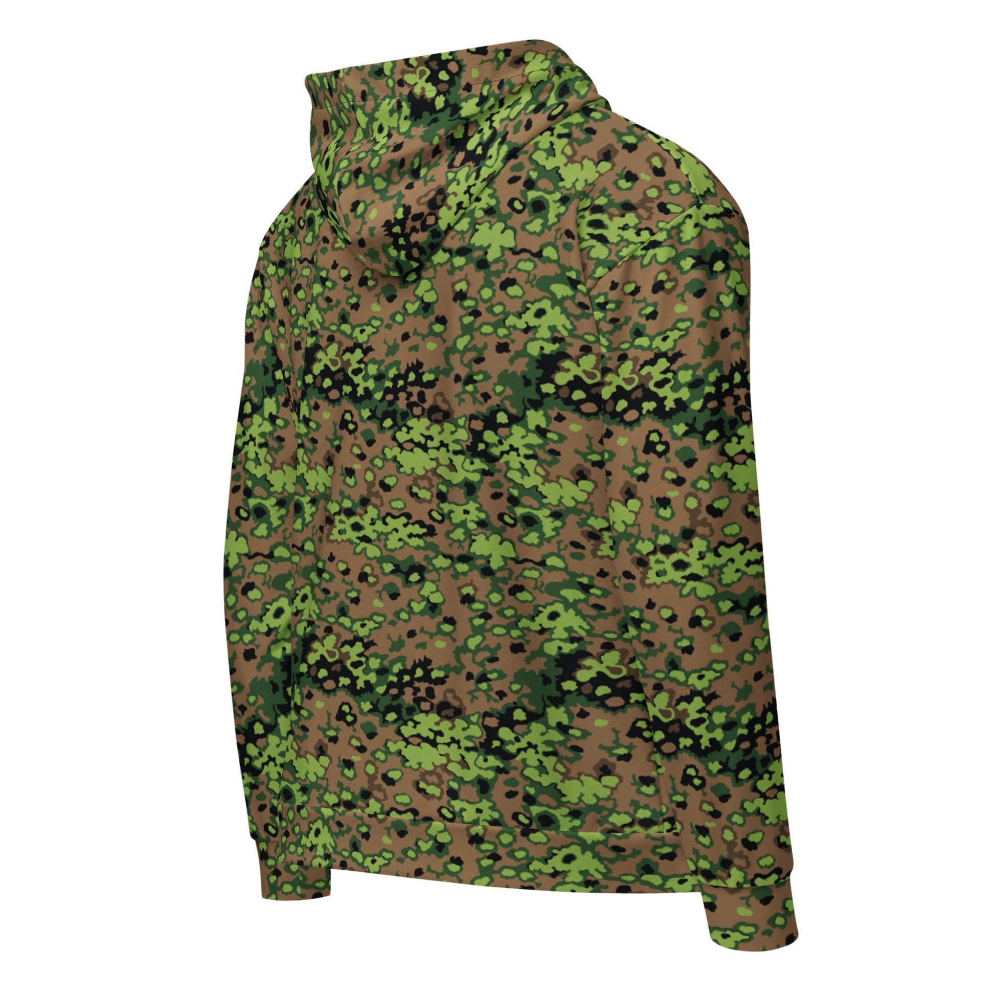 German Oak Leaf Eichenlaubmuster Spring CAMO Unisex Zip Hoodie